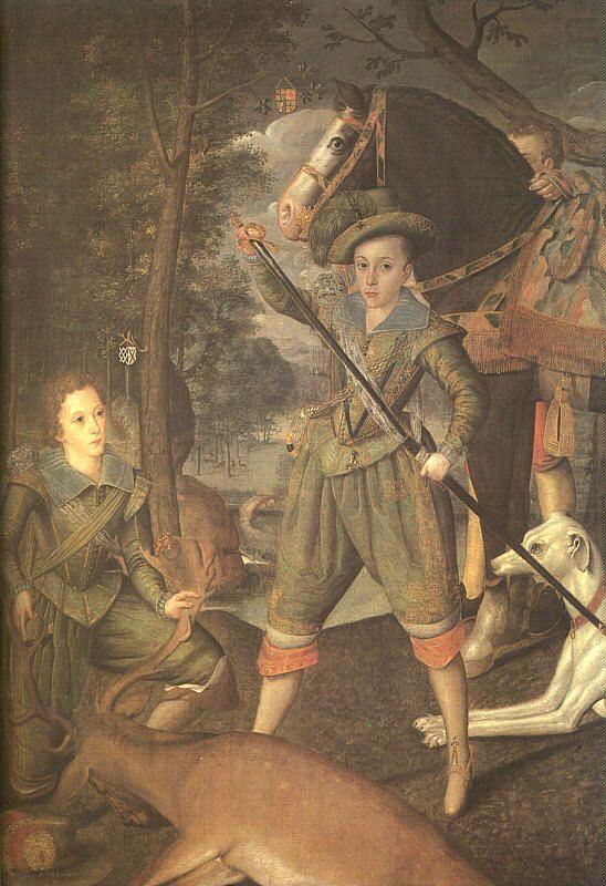 Robert Peake the Elder Henry Frederick, Prince of Wales and Sir John Harington china oil painting image